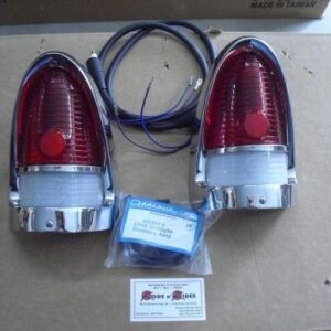 1955 Chevrolet Taillight Housing Assembly, Complete Bel Air, Sedan, Wagon 3 set available asking