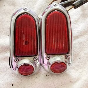 1949 1950 Chevrolet Chevy Tail Light Assembly Housing Genuine LH-RH