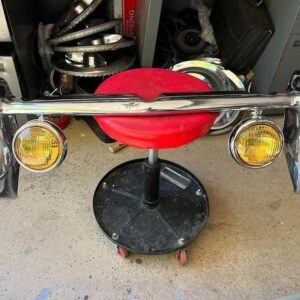 1953 Chevy grille guard with fog light