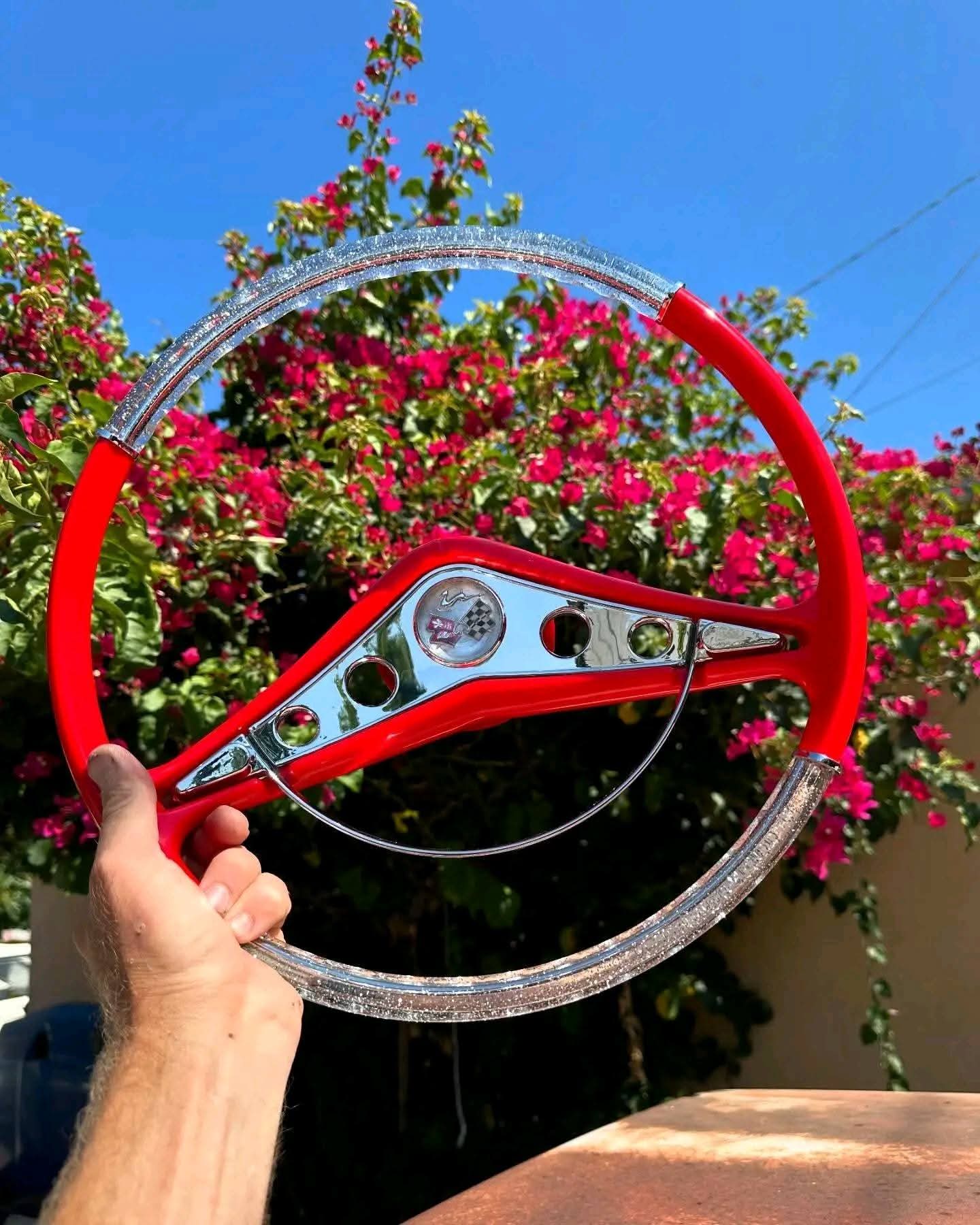 1959 Chevrolet Impala Red Steering Wheel