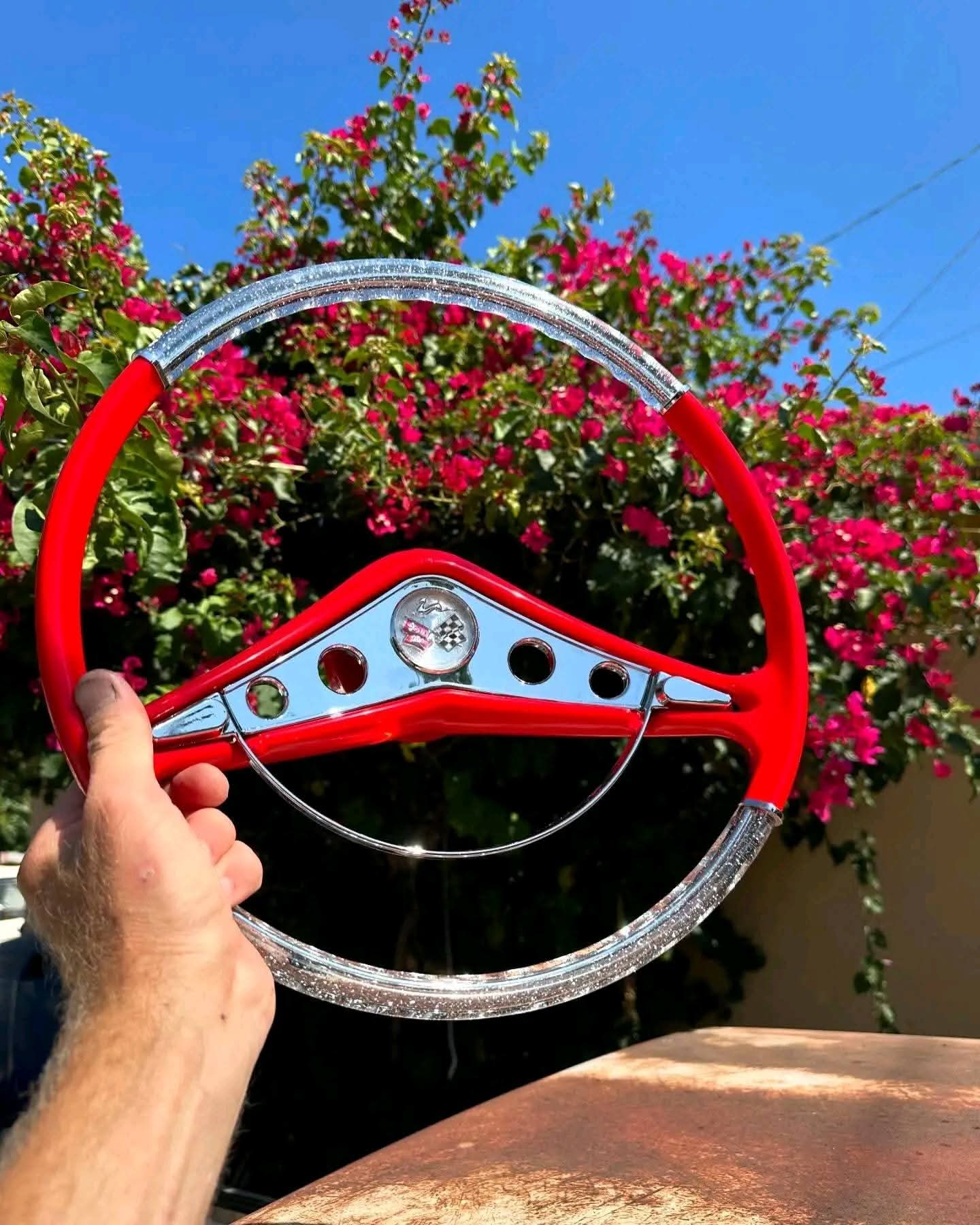 1959 Chevrolet Impala Red Steering Wheel