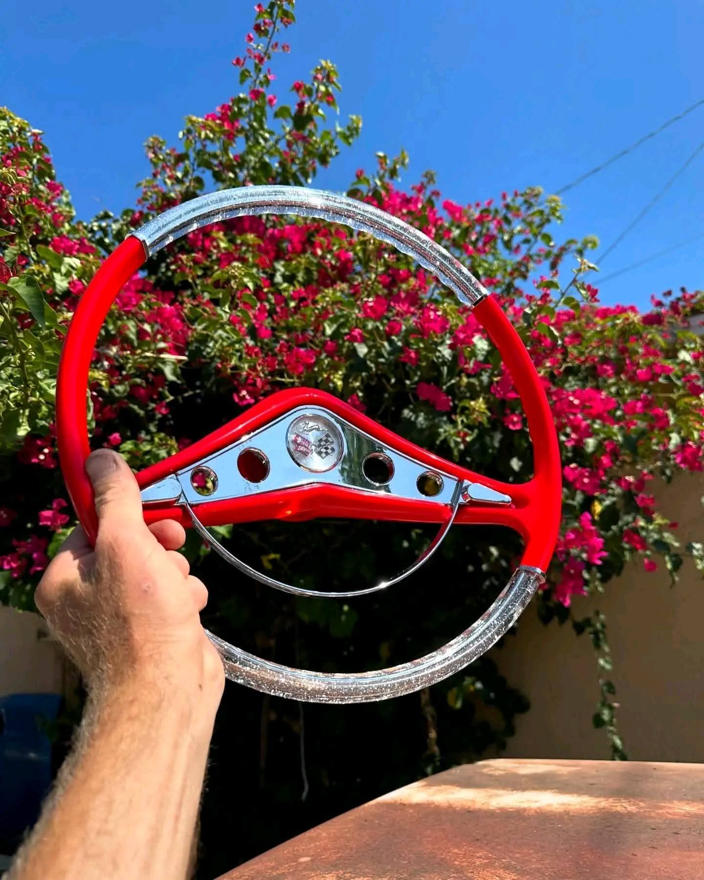 1959 Chevrolet Impala Red Steering Wheel