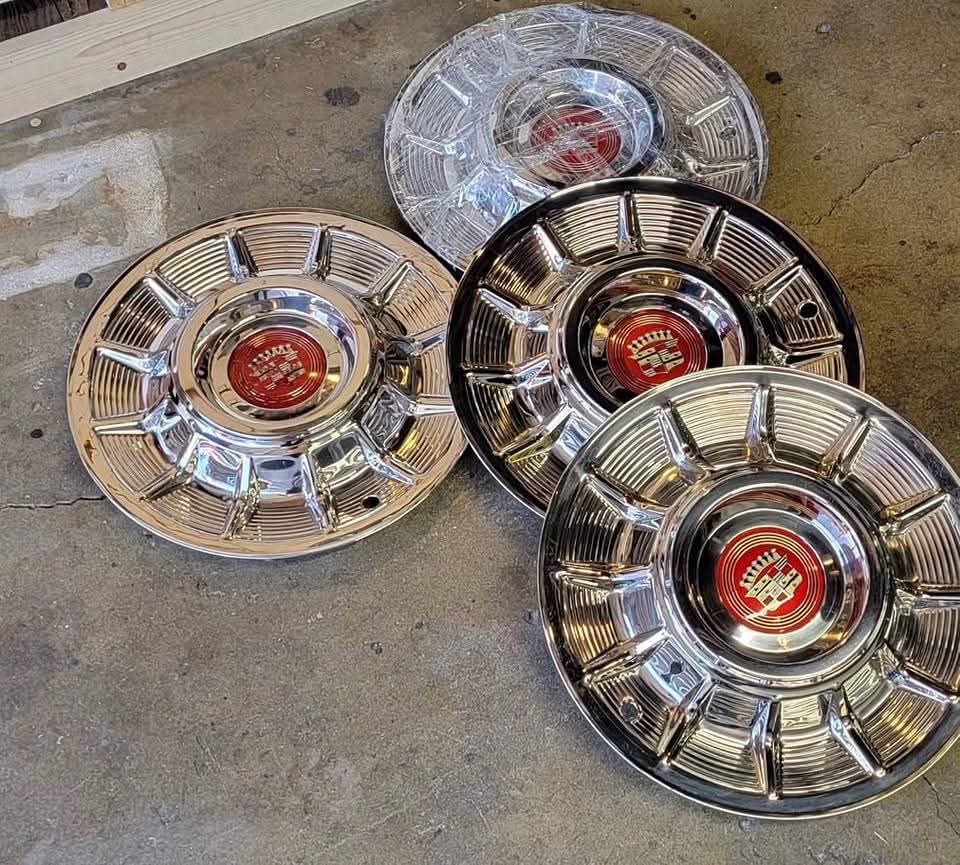 1957 Cadillac Hubcaps